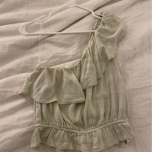 American eagle one shoulder top